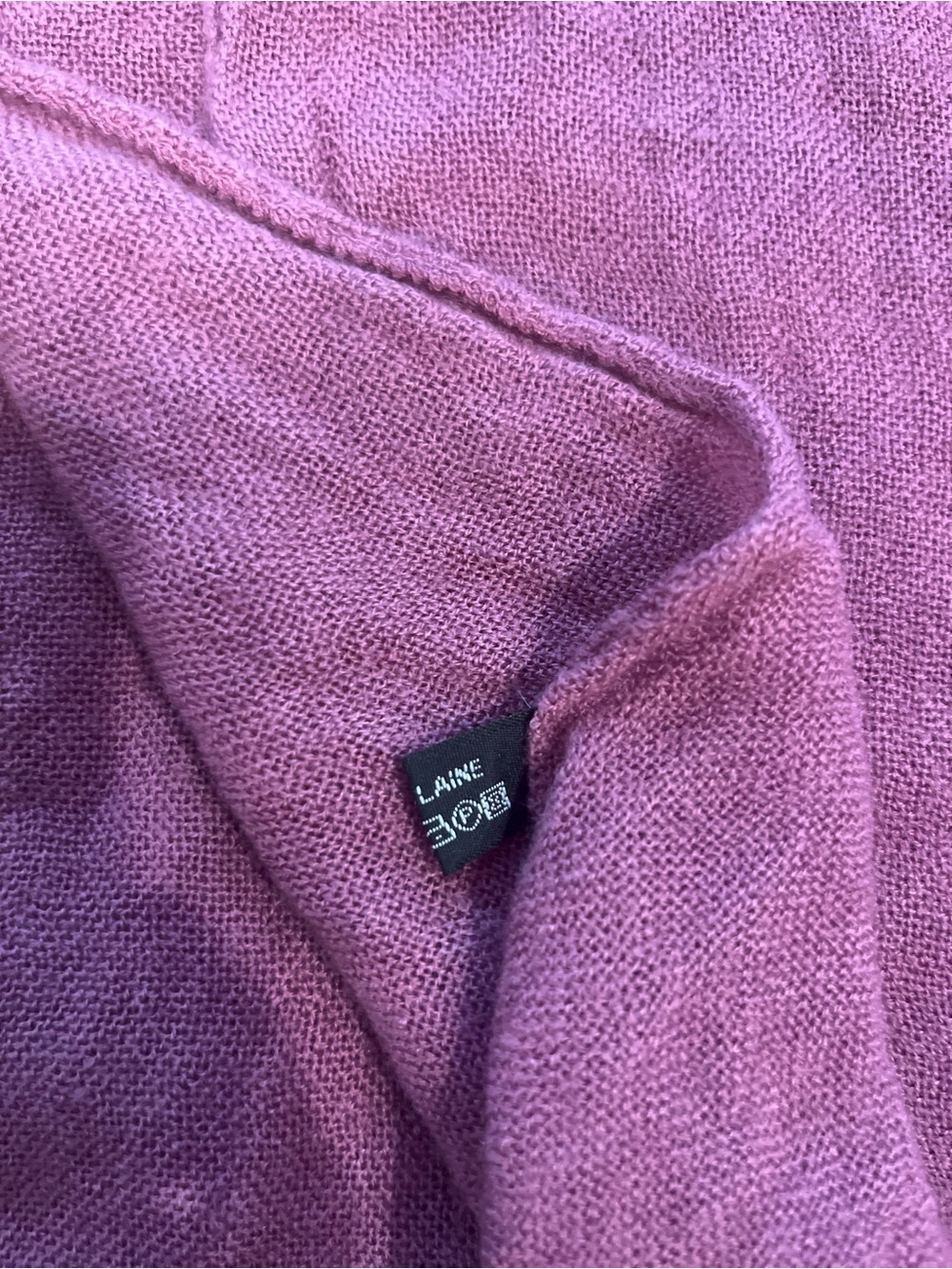 Women's Dusty Rose 100% wool scarf wrap